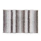 Alternate image 0 for Saturday Knight Ltd Stripe Fade Soft With Squares Pattern Sculpted Bath Rug - 20x30", Silver