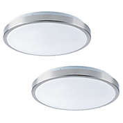 Xtricity - Set of 2 Ceiling Lights with Integrated LED, Dimmable, 11 &#39;&#39; Diameter, 15W, 3000K Soft White