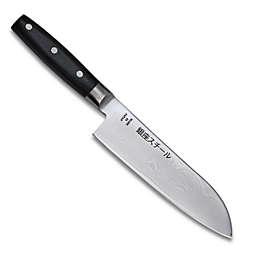 by Ginza Steel   HAYAMI 180 by Ginza Steel - VG10 - 33 Layered Damascus Santoku Knife 180mm