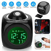 EeeKit LED Projection Alarm Clock Weather Thermometer