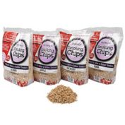 Camerons Smoking Sawdust Chips (Apple, Hickory, Oak, Alder) - 4 Pack Value Gift Set of 2lb Bags, 260 cu. in. (0.004m³) Extra Fine Kiln Dried BBQ Wood- 100% All Natural Barbecue Smoker Shavings