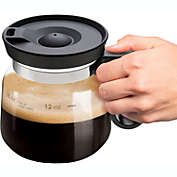 Jibberdoodle Coffee Pot Mug 16 oz Glass Novelty Coffee Mug