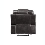 Yeah Depot Braylon Recliner (Power Motion), Magnetite PU