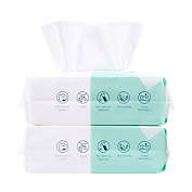 Infinity Merch 2 Pack Cotton  Face Cleaning Tissue Travel Towel