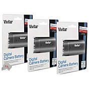 Vivitar Three Pcs  VIV-CB-E6 Replacement Battery for Canon LP-E6