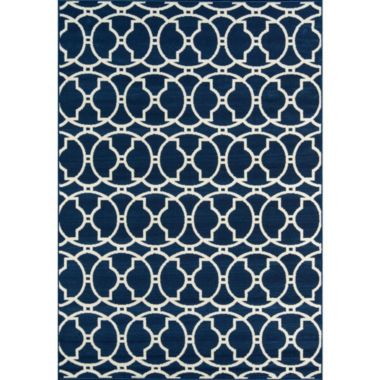 Momeni Baja Area Rug, Navy, 7'10" X 10'10". View a larger version of this product image.