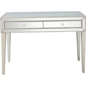 Camden Isle Modern Hallway, Entryway, Home Decorative Alice Console Table with 2 Storage Drawers - 48"W x 32.8"H, Clear