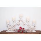 Alternate image 0 for TX USA Distressed Wood Tone Finish Pillar Candle Holder