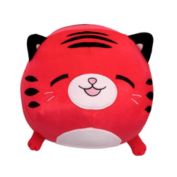 MochiOshis 12-Inch Character Plush Toy Puyumi Purroshi Red Tiger   Cute Plushies and Soft Stuffed Animals, Room Decor Essentials   Perfect Present For Babies and Children   Kawaii Gifts