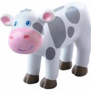 HABA Little Friends Spotted Calf - 2.75&quot; Holstein Farm Animal Toy Figure