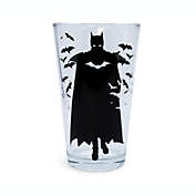 DC Comics The Batman Movie Logo Pint Glass   Traditional Beer Mug Glassware For Liquor, Beverages, Pub Drinks   Home Barware Decor, Kitchen Essentials, Housewarming Gifts   Holds 16 Ounces