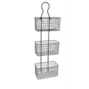 Cheungs Home Decorative Indoor Vintage Gift Wall Hanging Metal Organizer Black