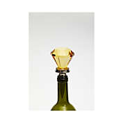 Cypress Home 6.5" Amber Yellow Glass Door Knob Wine Bottle Stopper