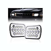 Stock Preferred 2-Pieces 5"x7" Ambother Wrangler Headlights with Lamp