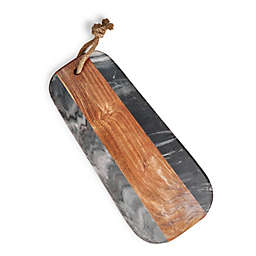 GAURI KOHLI Sulguni Marble & Wood Cutting Board - Gray