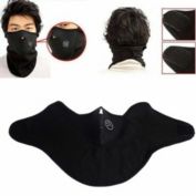 Stock Preferred Half Face Neoprene Cycling in Black