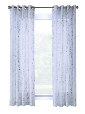 Commonwealth Primavera Grommet Curtain Panel Window Dressing - 52x108", White