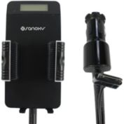 SANOXY MP3 FM Transmitter Kit Adjustable Anti-Slip Phone Holder Mount with USB  / iPod Nano / iPod Touch
