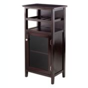 Winsome Alta Wine Storage Cabinet, Espresso Finish