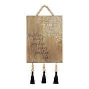 Contemporary Home Living 12" Brown Positive Mind Wall Art
