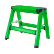 AmeriHome Kids Aluminum Folding Single Step Stool - Neon Green