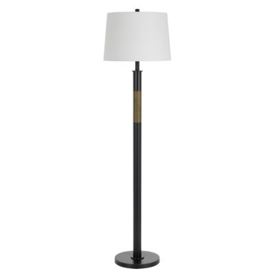 Saltaro Sherpi 61 Inch Metal Floor Lamp, Dimmer, Modern Style, Bronze, Black- Saltoro Sherpi
