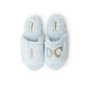 Dearfoams Womens Lane Bridal Slide Slippers