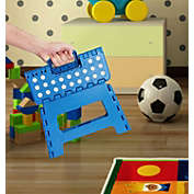 Utopia Home Folding Step Stool for Kids Plastic 300lbs Capacity, Blue