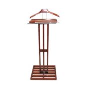 Proman Products Home Indoor Decorative Kyoto Wardrobe Valet in Mahogany