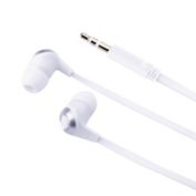 Insten Headset Compatible with iPhone 7 / 7 Plus, Insten 3.5mm In-Ear Stereo Headset Compatible with Samsung Galaxy S10/S10 Plus/S10e S9/S9+/S8/S8+/S7/S7 Edge/S6/Apple iPhone 6/6S Plus, White/Silver