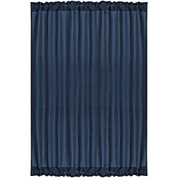 PiccoCasa French Door Window Blackout Curtain Panel Navy Blue 54