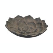 Cheungs Home Decorative Cast Iron Lotus Table Decor - Large