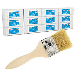 U.S. Art Supply 288 Pack of 2 inch Paint and Chip Paint Brushes for Paint, Stains, Varnishes, Glues, and Gesso