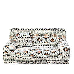 PiccoCasa Oriental Geometric Elastic Sofa Cover Stretch Slipcover Large, Colorful