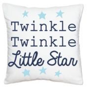 Big Dot of Happiness Twinkle Twinkle Little Star - Baby Shower or Birthday Party Home Decorative Cushion Case - Throw Pillow Cover - 16 x 16 Inches