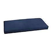 Outdoor Living and Style 4.75&#39; Navy Blue Sunbrella Indoor and Outdoor Bench Cushion