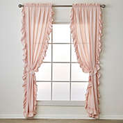 SKL Home By Saturday Knight Ltd Sarah Window Curtain Panel Pair - 2-Pack - 82X84", Blush