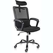 Smilegive High Back Ergonomic Mesh Desk Office Chair Padding Armrest and Adjustable Headrest