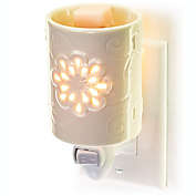 Dawhud Direct Wall Plug-In Wax Warmer For Scented Wax, Mosaic Glass Crackled Mirror