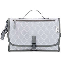 Baby Portable Changing Pad, Diaper Bag, Travel Mat Station by Comfy Cubs (Solid Grey, Large)