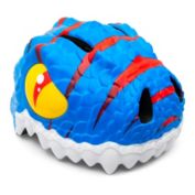 Crazy Safety   Bicycle Helmet for Kids   Blue Dino   Head Size 19-21.5 inches (typically 3-8 years)   CPSC Certified