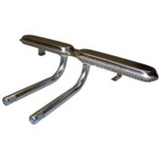 Outdoor Living and Style 16.75" Stainless Steel Oval Twin Burner for Charbroil and Kenmore Gas Grills