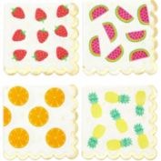 Sparkle and Bash Fruit Cocktail Napkins, Summer Party Decorations (4 Designs, 5 x 5 In, 100 Pack)