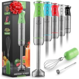 Zulay Kitchen Immersion Hand Blender - Green 500W