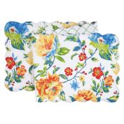 C&F Home Sabrina Cotton Quilted Reversible Machine Washable Table Runner 14 x 51