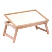 Winsome Breakfast Bed Tray, Flip Top, Foldable Legs