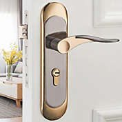 Stock Preferred Front Entry Door Combo Handle Lock Security Mechanical Door Lock Kit in Titanium Alloy