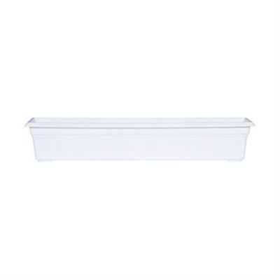 Novelty (#16362) Countryside Flower Box Planter, White - 36"