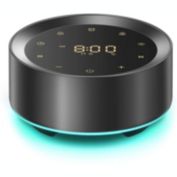 Letsfit Noise Machine with Alarm Clock Full Touch Control, Sleep Sound Machine for Home and Office - SP1 - Black