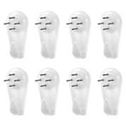 Unique Bargains Seamless Invisible Nail Hard Wall Hook, 22lbs Hardwall Hanger for Hardware, Fasteners Hooks Wall Mount Non-Mark Hook Picture Photo Frame Hangers, 100 Pcs